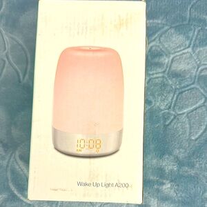 Pink Wake Up Light Alarm Clock